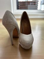 High Heels Silber/Glitzer 38 Nordrhein-Westfalen - Langenfeld Vorschau