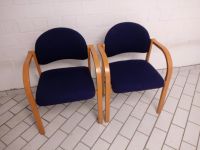zwei ältere IKEA Stühle, blaues Polster Schleswig-Holstein - Norderstedt Vorschau