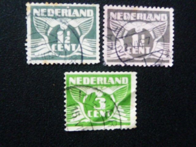 16 Briefmarken, Niederlande, alt, 1884 - 1971 in Pfungstadt