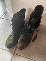 Schnürstiefel gefüttert Damen ara Khaki Gr. 37 1/2 Bayern - Alfeld Vorschau