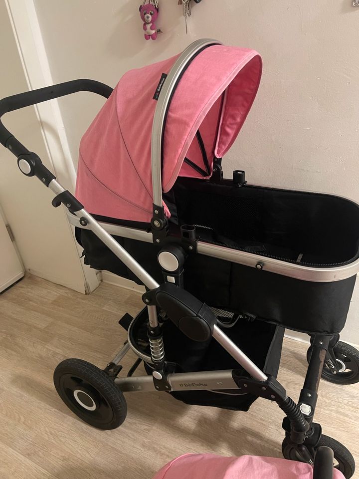 Babyfivestar Kinderwagen 3in1 rosa pink in Hückelhoven