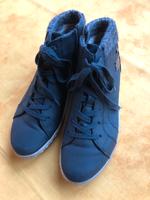 Stiefelette 42 blau gefüttert - sehr gut! Niedersachsen - Müden Vorschau