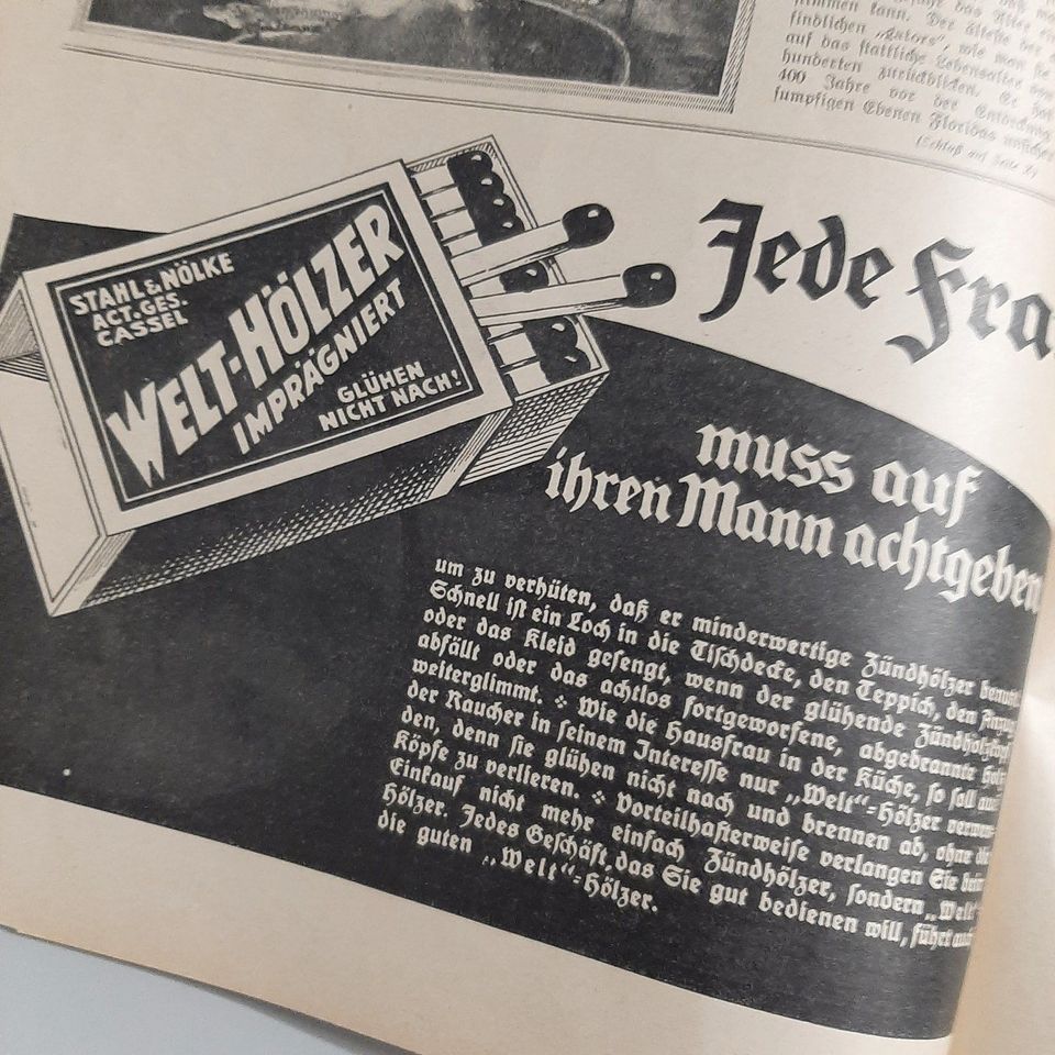 Zeitschrift Die Woche 1925 100 Jahre Eisenbahn alte Werbung in Cottbus