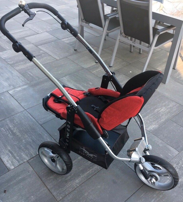 Kombi Kinderwagen Outdoor X-Trem rot in Bad Saarow