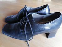Gabor Lederhalbschuhe mit Absatz in schwarz – Gr. 38,5 (5 1/2) Baden-Württemberg - Leonberg Vorschau