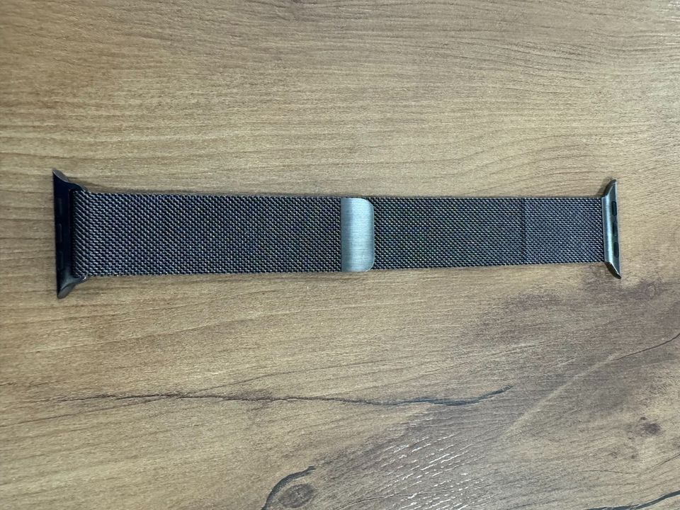 Armband Apple Watch 6 - 44 mm breit Milanaise Armband Graphit in Gevelsberg