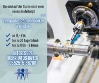 Zerspanungsmechaniker (m/w/d) ✔️ ab 17,- €/h ✔️ in Hartha ✔️ Sachsen - Hartha Vorschau