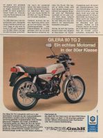 Gilera 80 TG 2 Ein echtes Motorrad in der 80er Klasse Nordrhein-Westfalen - Recklinghausen Vorschau