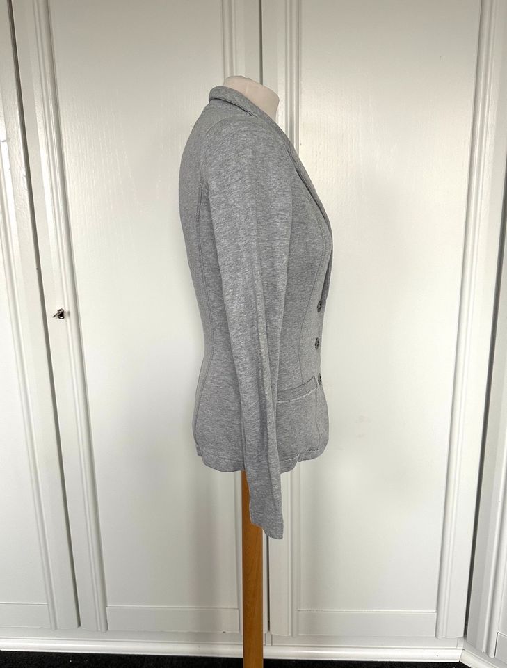 H&M Blazer Gr. S 36 Grau Chic Arbeit Sweat Lässig in Apen