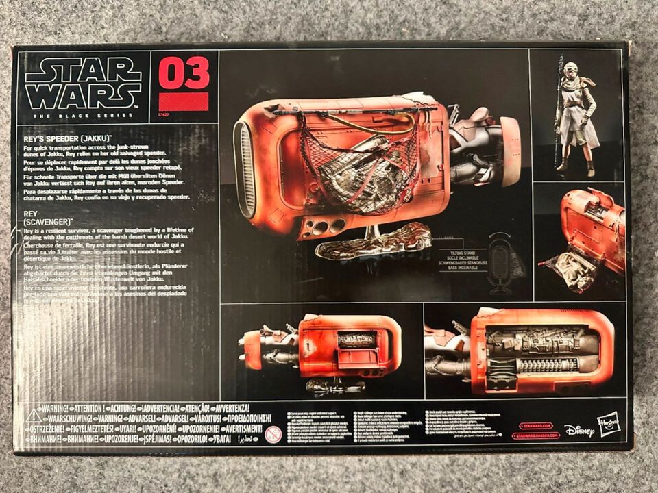 Star Wars - Hasbro - Black Series - Rey's Speeder (Jakku) - #03 in Burgkunstadt