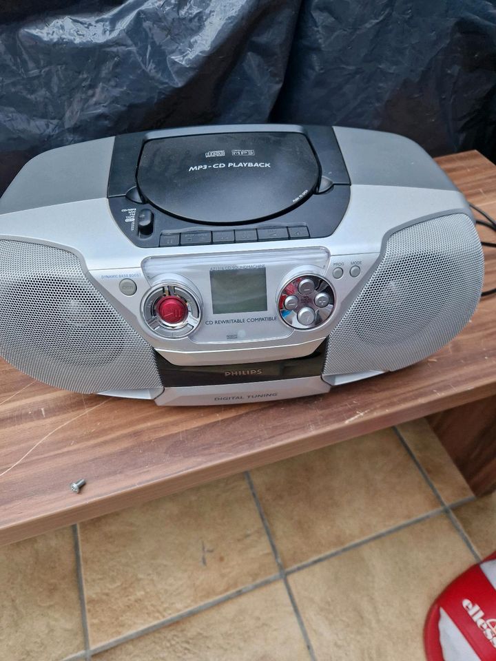 Philips Radiorecorder mit MP3 und  CD Player 0 in Amberg