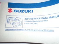 Suzuki Service Data Manual 2005 diverse Modelle 99511-02050-01E Schleswig-Holstein - Albersdorf Vorschau