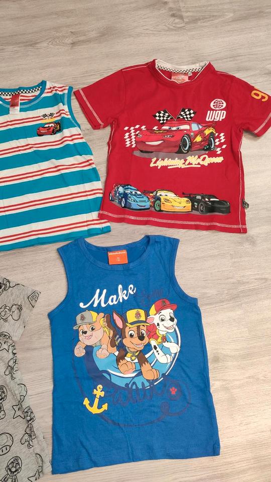 T-Shirts ♦️ Paw Patrol ,Cars Mc Queen / Kurzarmshirt Gr 122/128 in Berlin