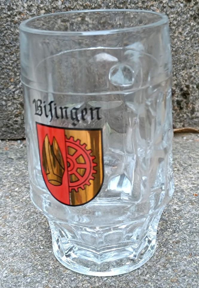 Bierkrug Bisingen aus Glas in Albstadt