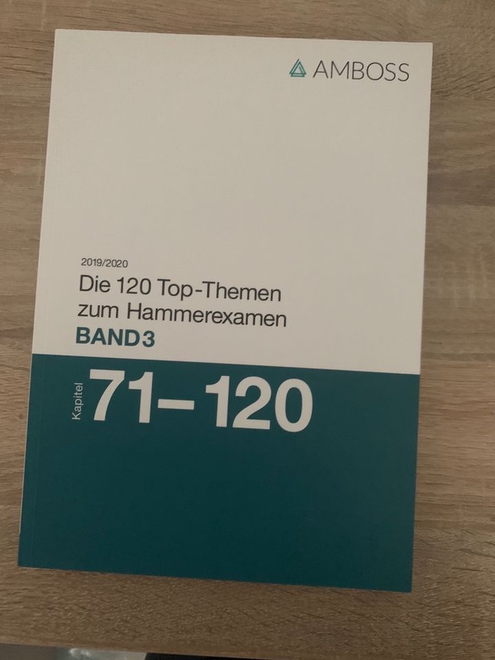 Amboss Tabellen und 120 Top Themen zum Hammerexamen in Werne