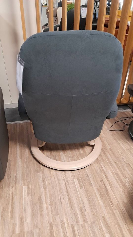 Stressless Sessel inkl. Hocker Consul M Dynamica Charcoal Classic in Kaiserslautern