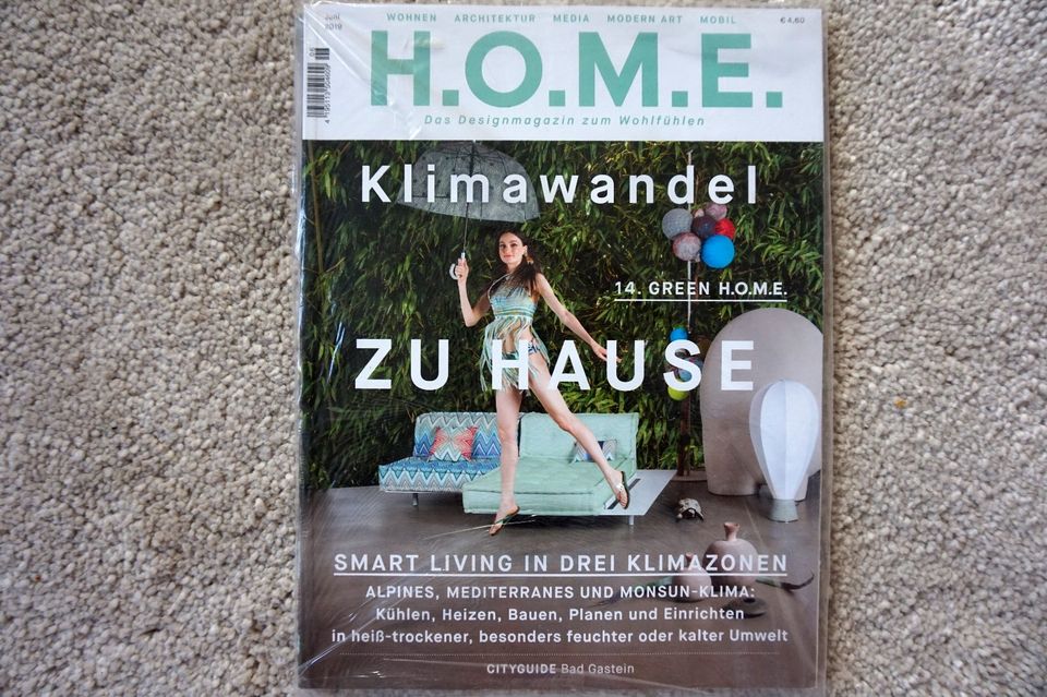 10x HOME Zeitschrift NEU Möbel Design Living Wohnen Bauhaus Deko in Triptis