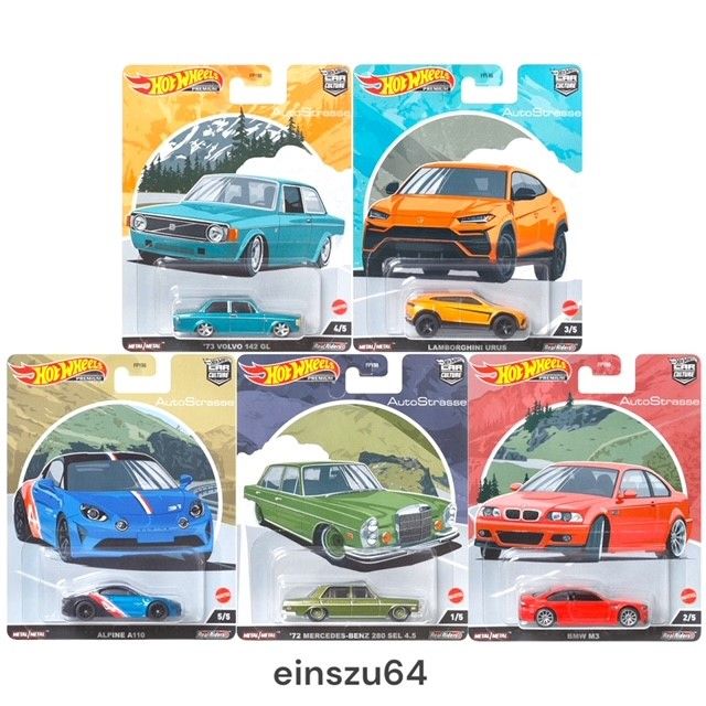 Hot Wheels Auto Strasse BMW Hot Mercedes Volvo Alpine Lamborghini in Bahretal