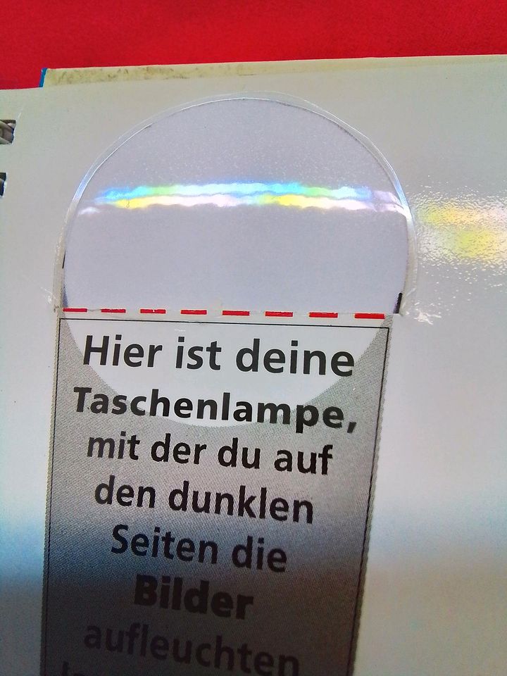 Lupe für Licht an Buch Meyer Kinderbibliothek Taschenlampe stabil in Neukieritzsch