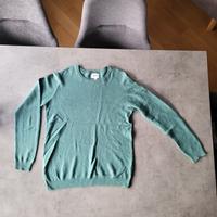 Pull & Bear Pulli Grün, Gr. L, Strickpulli Rundhals, Langarm, Saarland - Homburg Vorschau