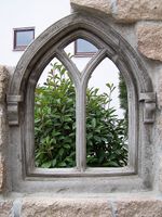 KT1722 Gotisches Fenster Steinguss Ruine Kloster Kirchenfenster Baden-Württemberg - Esslingen Vorschau