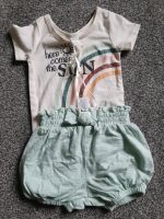 Süßes set body kurze Hose 12 Monate mint beige 68 74 Nordrhein-Westfalen - Kamp-Lintfort Vorschau