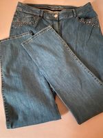 Jeans mit silberfarbener Verzierung Gr. 40-42 - Gerry Weber Schleswig-Holstein - Henstedt-Ulzburg Vorschau