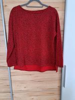 Pullover Oversize rot schwarz Leo-Look Damen Yessica M Bayern - Oberbergkirchen Vorschau