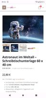 Astronaut im Weltall – Schreibtischunterlage 60 x 40 cm Baden-Württemberg - Bodelshausen Vorschau