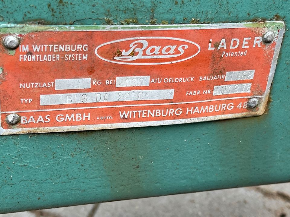 Baas Frontladerschwinge BI3 DA 2650 in Schlitz