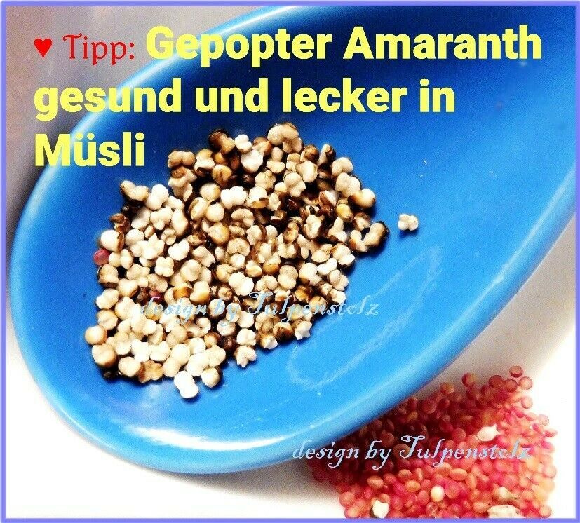 ♥ Amaranth Superfood Samen Glutenfrei Gemüse Popcorn Müsli Garten in Hamburg