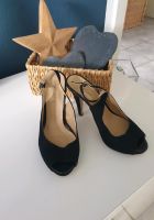 Highheels Peeptoes schwarz VAN DER LAAN Gr. 40 Hessen - Rodgau Vorschau