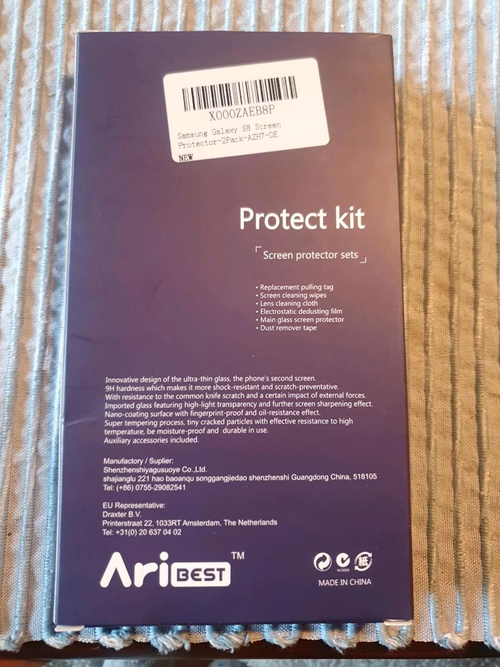 Schutzglas Ari Protect kit für Samsung S8 in Oerlinghausen