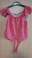 Clockhouse Top mit Blumenprint zum Knoten neu Gr. 40 weiß rot Nordrhein-Westfalen - Herford Vorschau