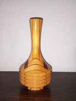 - edle Holzvase Einlegarbeiten Hochglanz-DDR Dresden - Niedersedlitz Vorschau