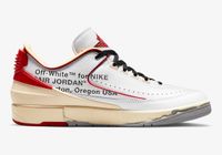 Jordan 2 Retro Low SP Off-White White Red München - Au-Haidhausen Vorschau