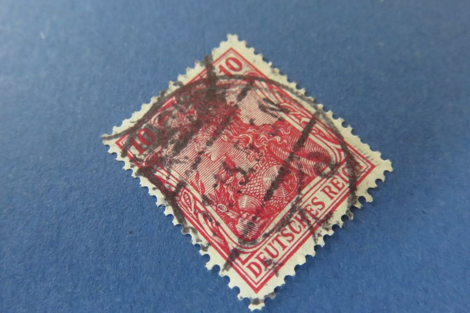 Briefmarke Deutsches Reich 86 I b. geprüft in Eging am See