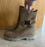 Gabor Stiefeletten gefüttert Damen 9 43 hell braun wild Leder Bayern - Aschaffenburg Vorschau