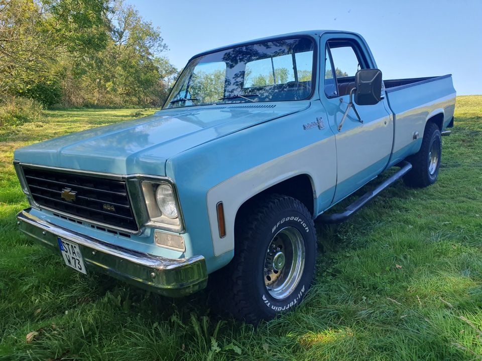 Chevrolet C20 Pickup 454 Big Block V8 mit Magna-Flow Anlage in Herrsching