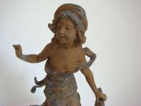 Jugendstil Darstellung einer Frau mit Hut als Figur Statue aus Sp Kiel - Russee-Hammer Vorschau