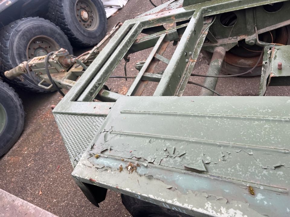 Anhänger für Unimog Traktor Schlepper Stromaggregat einachser in Kordel