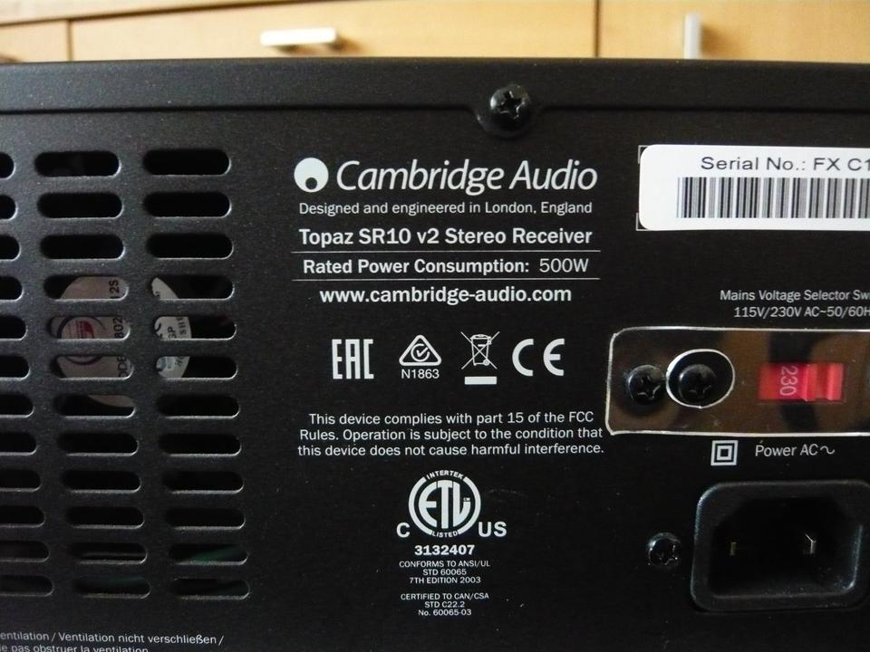 Gebrauchter Cambridge Audio Topaz SR 10 v2 Stereo Receiver in Kiel
