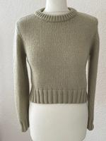 Strickpulli, Gr. S, kurzer Pulli, Pullover Zara, ungetragen,kaki Baden-Württemberg - Haiterbach Vorschau