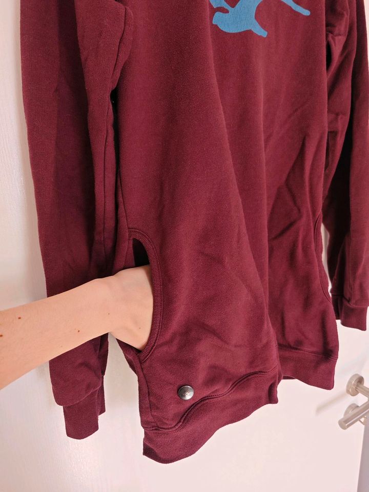 Clepto Manicx Damen Hoodie XS Bordeaux in Weener