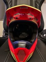 MTB Full Face Helm in Rot/Gold mit Brille Bochum - Bochum-Ost Vorschau