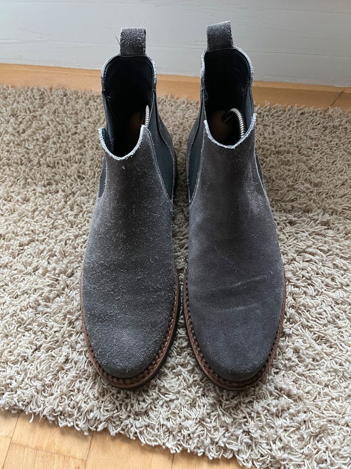 Sioux Vesela Damen Chelsea-Boots, Gr. 37 (4), grau in Düsseldorf