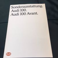 Original Prospekt Sonderausstattung Audi 100/Audi 100 Avant. Niedersachsen - Wolfsburg Vorschau