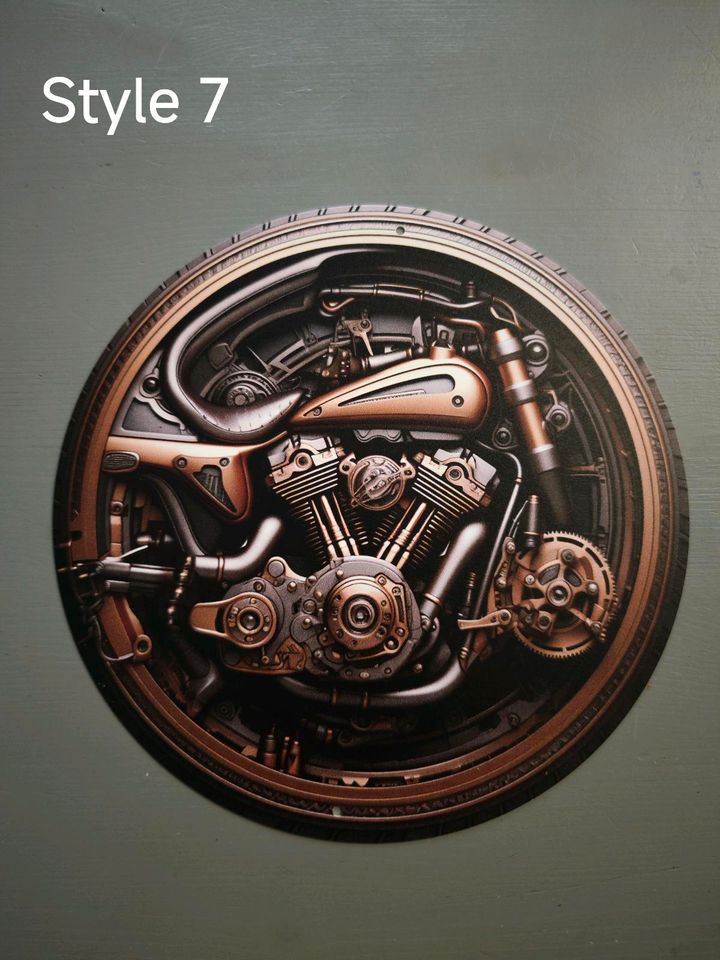 Wanddeko, Deko, Aluminium, Vintage Retro Biker Motorrad 20 cm in Berlin
