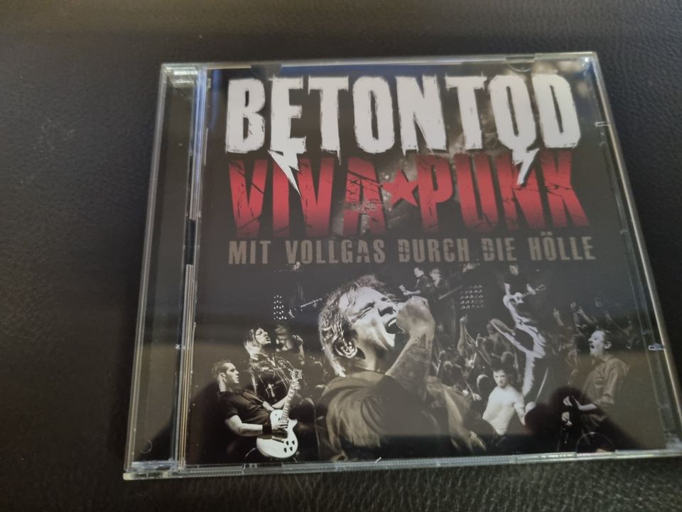 Betontod-Viva Punk: Mit Vollgas durch die Hölle, Doppel CD, Punk in Karlsruhe
