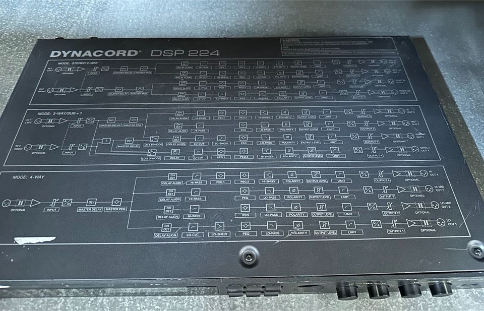 Dynacord DSP224 24 BIT DIGITAL SOUND SYSTEM PROCESSOR in Frankfurt am Main